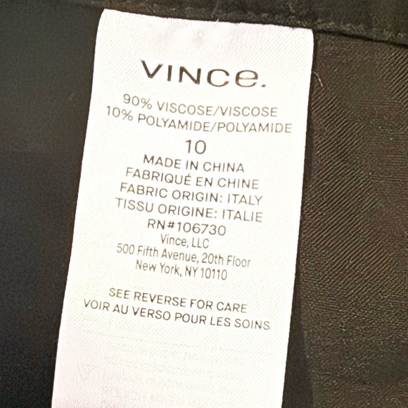 Vince Wide-leg Cargo Lightweight Drapey Woven Pants Quiet Luxury Minimalist - Picture 15 of 15